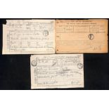 Great Britain 1899 Three Fine Royal Telegrams, Two of Which Are Written By The Master of The Hors...