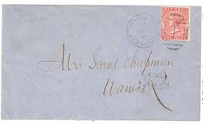 Bermuda 1881 (Jan 5) Cover Franked 1d To 