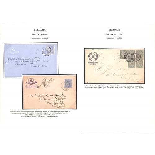 Bermuda 1898-1905 Covers To Usa Sent At The 2½d Rate (10) Or 5d Rate (Double Rate, Or A Late Fee?... - Image 3 of 3