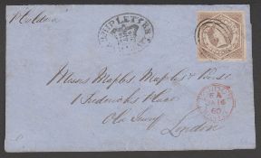 Great Britain - Ship Letters - Ramsgate / New South Wales 1859 (Sep 30) Cover From Sydney To Lon...