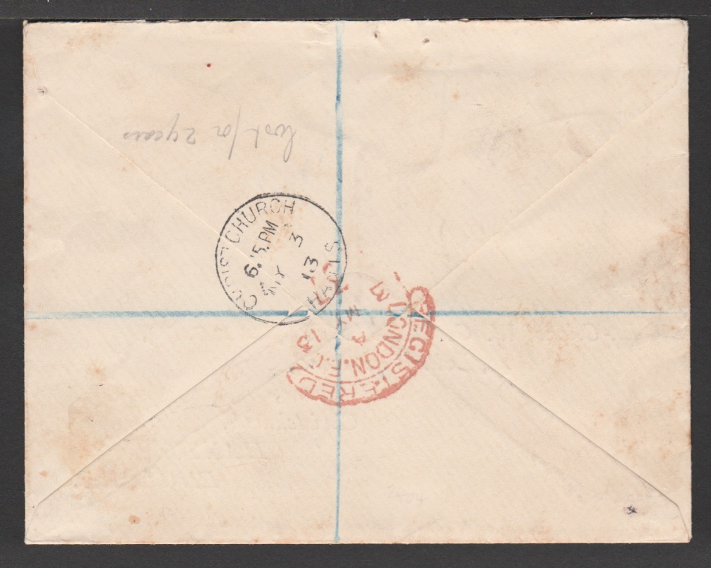 Antigua 1913 Stampless O.H.M.S. Cover From The G.P.O. To England With Black "Official Paid / Anti... - Image 2 of 2