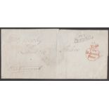 G.B. - London / Frees 1834 Entire (Small Tear At Top) Signed By "Richmond", The Postmaster Genera...