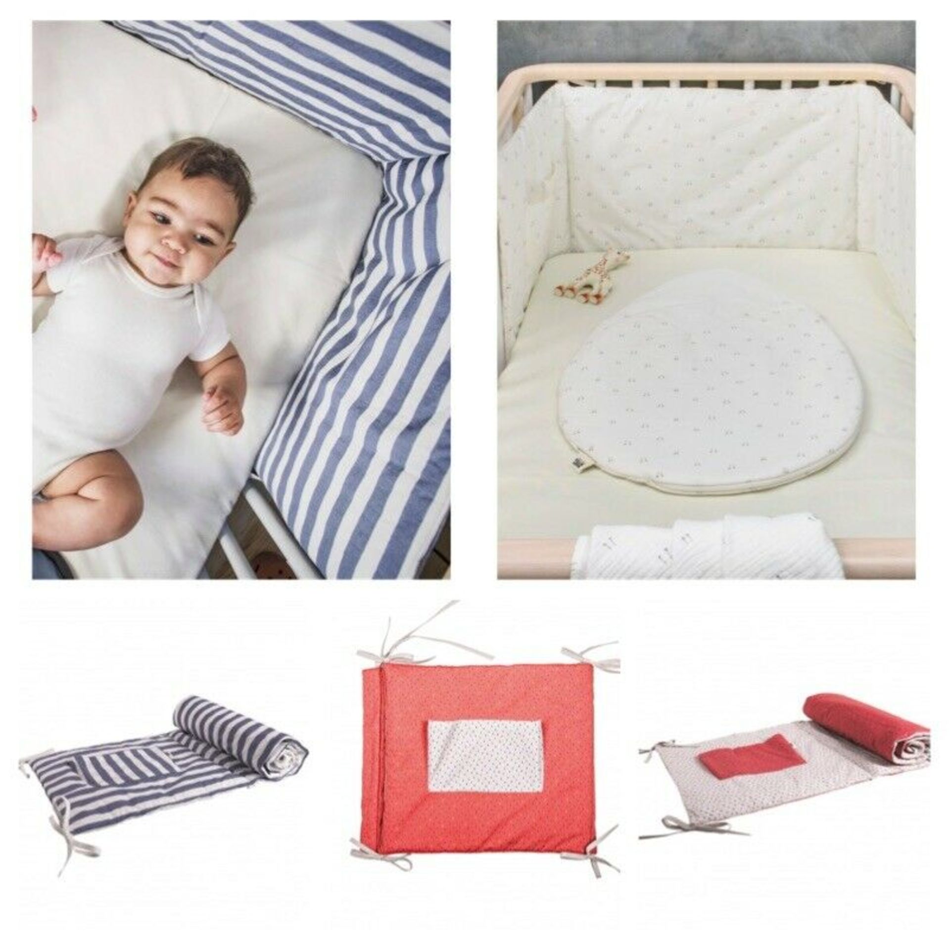 36 Baby Padded Cot Liners | Crib Rail Cover One-Piece Bumper Cot Bumper (RRP 29.99 Each) - Image 8 of 17