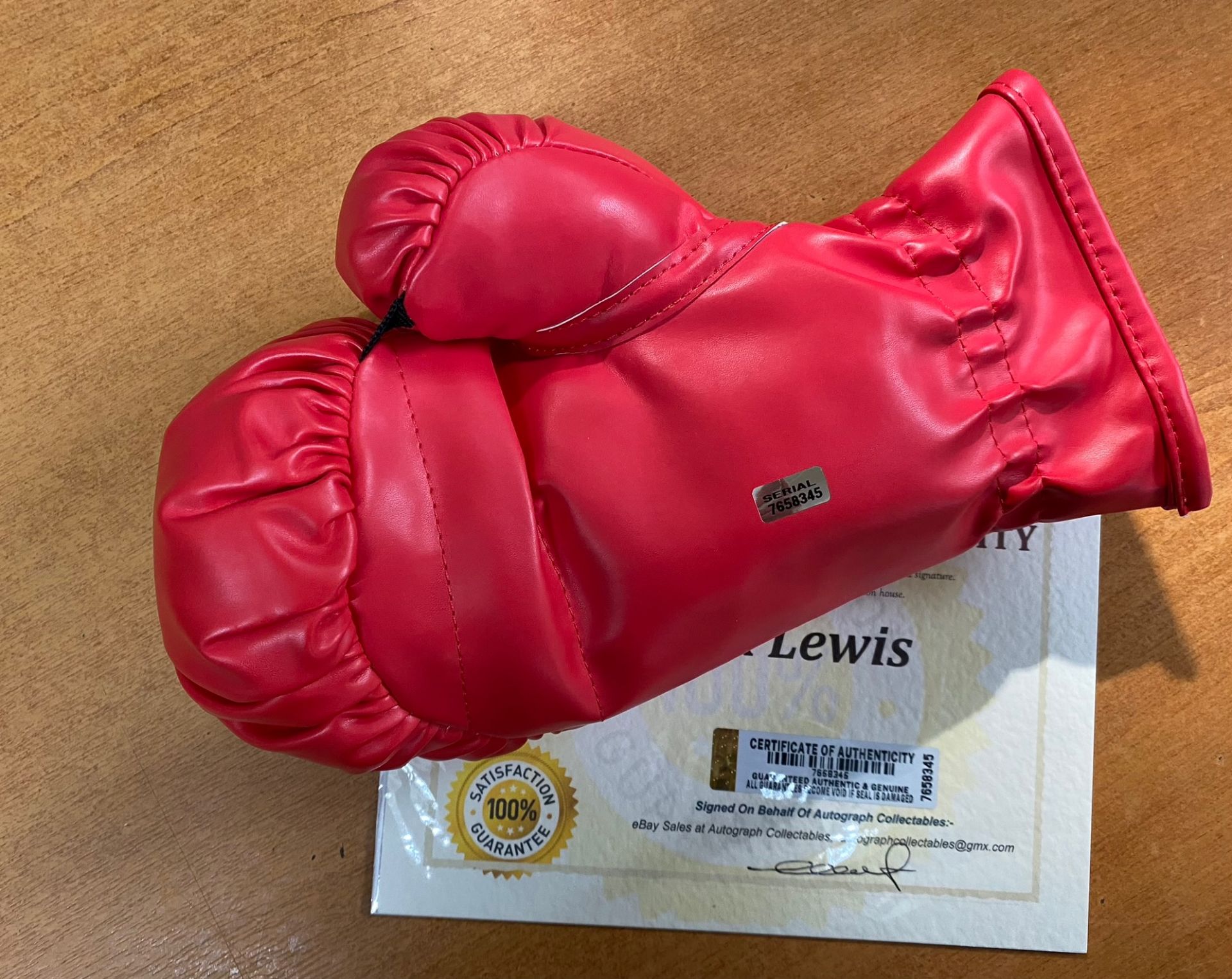 Lennox Lewis Signed Boxing Glove - Image 3 of 3