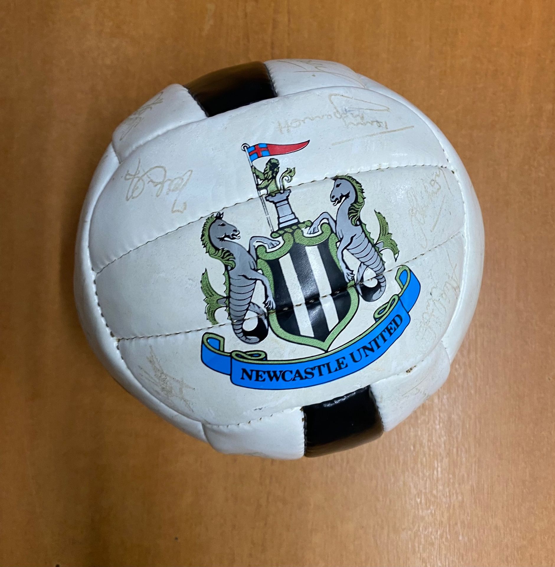 Newcastle United Signed Football - Image 2 of 3