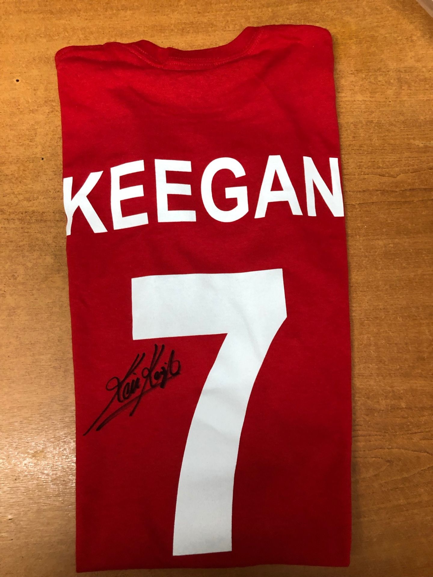 Kevin Keegan Signed T-shirt