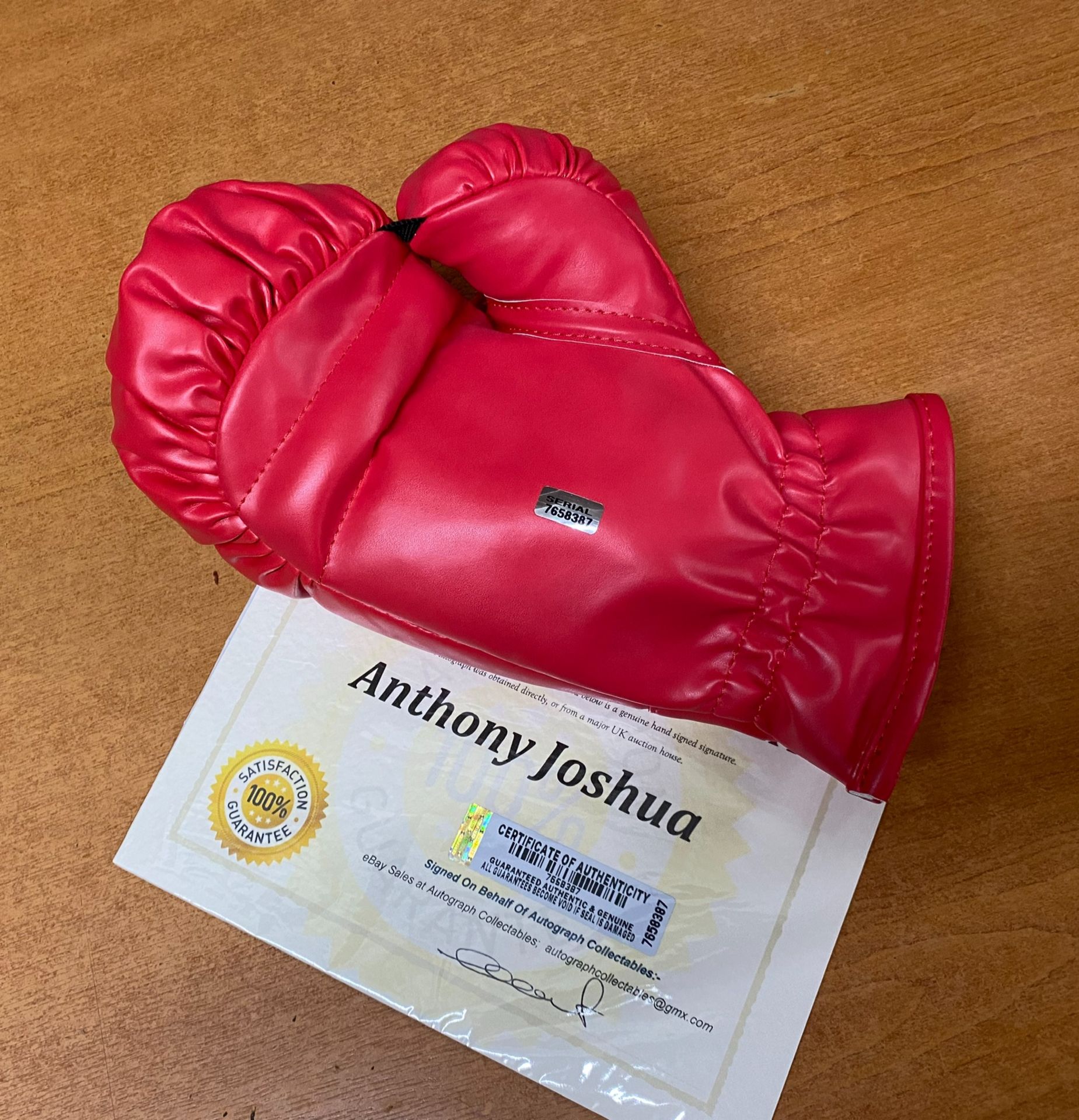Anthony Joshua Signed Boxing Glove - Image 3 of 3