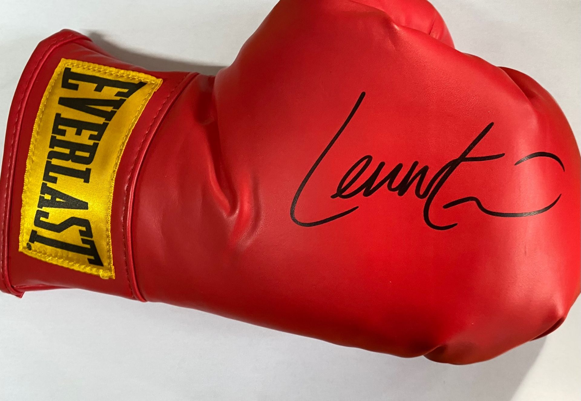 Lennox Lewis Signed Boxing Glove