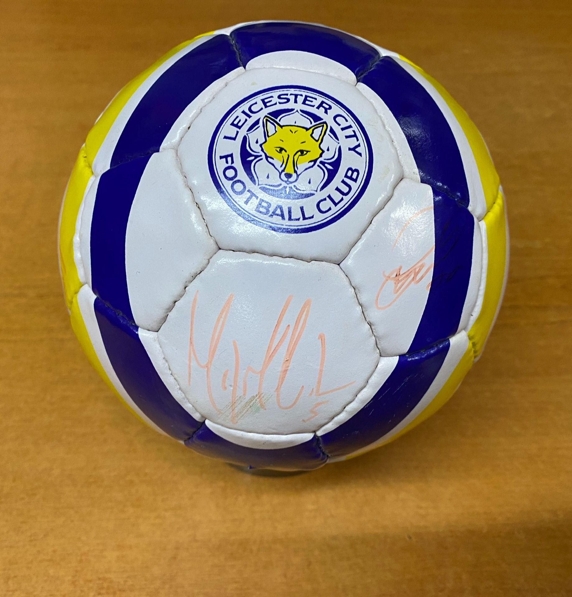 Leicester City Football Signed