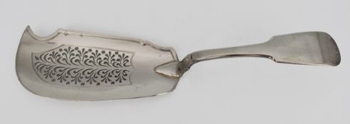 Georgian Solid Silver Fish Slice London 1824