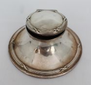 Solid Silver Inkwell