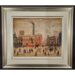 L.S. Lowry Limited Edition "Coming Home from the Mill, 1928"