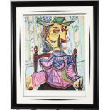 Pablo Picasso "Seated Portrait of Dora Maar, 1939" Certified Limited Edition.