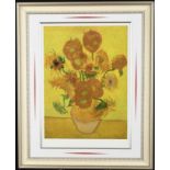 Rare Limited Edition Vincent Van Gogh "Sunflowers" One of only 75 Published.