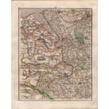 Merseyside North Wales Cheshire - John Cary’s Antique 1794 Map.