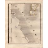 Ulster Larne, Rathin Isle, Ballycastle - John Cary’s Antique 1794 Map.