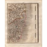Norfolk Broads & Suffolk Coast John Cary’s Antique 1794 George III Map.