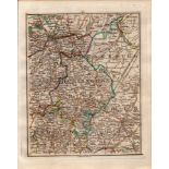 East England Cambridge Bedford John Cary’s Antique 1794 Map.