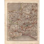 Devon, Dorset, Taunton, Glastonbury, Wells John Cary’s Antique 1794 Map.