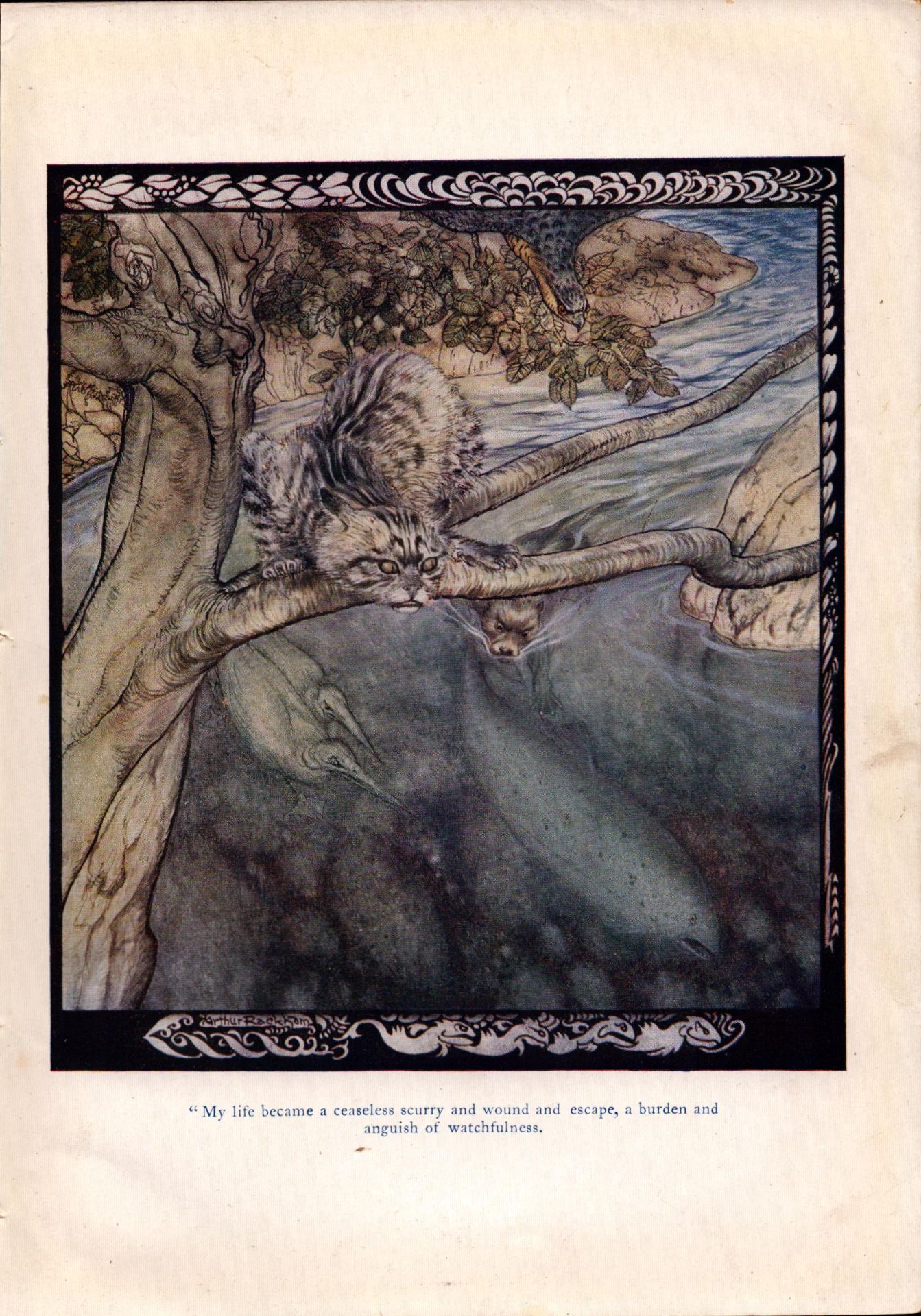 The Repeated Earth-Lives of Bran 1924 Irish Fairy Tales Arthur Rackham.