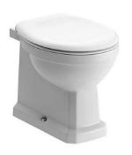 Brand New Boxed Whitechapel Back To Wall Toilet with Wooden Soft Close Toilet Seat RRP £290 **No...