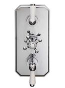Brand New Boxed Traditional Double Outlet Thermostatic Shower Valve RRP £190 *No Vat*
