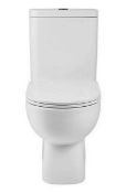 Brand New Boxed Newton Open Back Close Coupled Toilet with Soft Close Toilet Seat RRP £300 **No V...