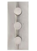 Brand New Boxed Forge Concealed Shower Valve Triple Thermostatic - Stainless Steel RRP £430 **No...