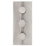 Brand New Boxed Forge Concealed Shower Valve Triple Thermostatic - Stainless Steel RRP £430 **No...