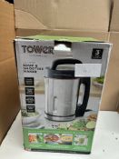Tower 1.6L Soup & Smoothie Maker. RRP £49.99 - GRADE U