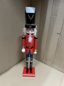 Tall Seasonal Nutcracker Soldier. RRP £40.00 - GRADE U