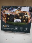 LBSTP Outdoor String Lights. RRP £34.99 - GRADE U