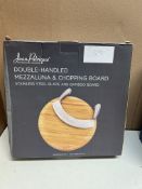 Jean-Patrique Double Handled Mezzaluna and Chopping Board. RRP £39.99 - GRADE U