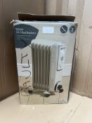 Morrisons Home 1500w Oil Filled Radiator. RRP £60.00 - GRADE U