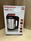 Morphy Richards Soup Maker. RRP £73.99 - GRADE U