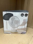 Morrisons Home 9 Inch Desk Fan. RRP £19.00 - GRADE U