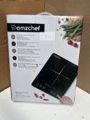Amzchef Single Induction Hob. RRP £69.99 - GRADE U