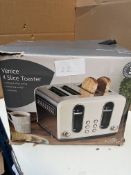 Morrisons Venice 4 Slice Toaster. RRP £39.99 - GRADE U