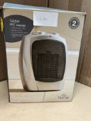 Morrisons Home 1500w PTC Heater. RRP £16.00 - GRADE U