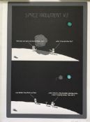 Modern Toss (b.1970) Space Argument #3 Pictures On Walls, Like Banksy 2007 Jon Link & Mick Bunnag...