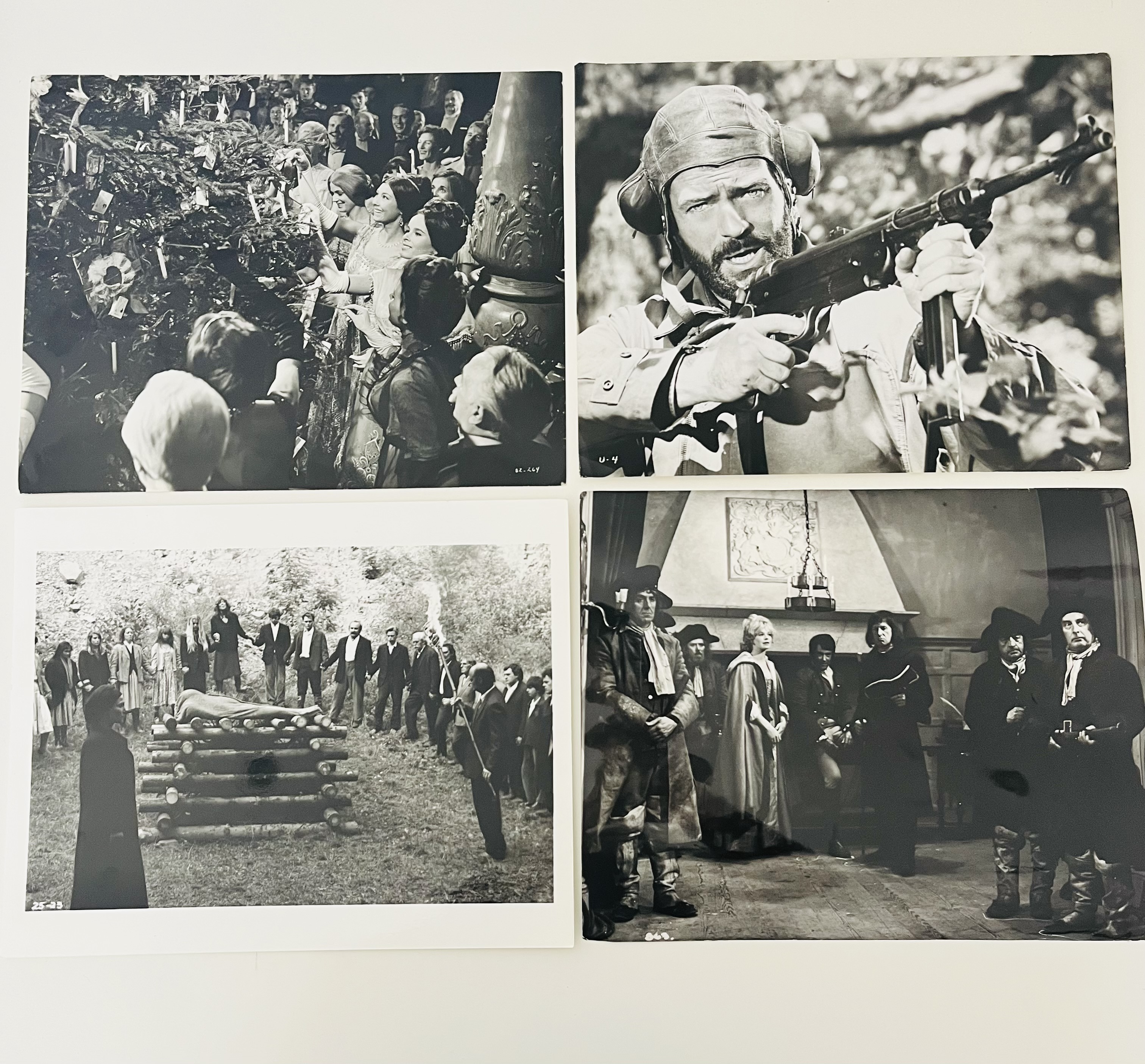 4 Original Vintage Black and White Press Release Photographs
