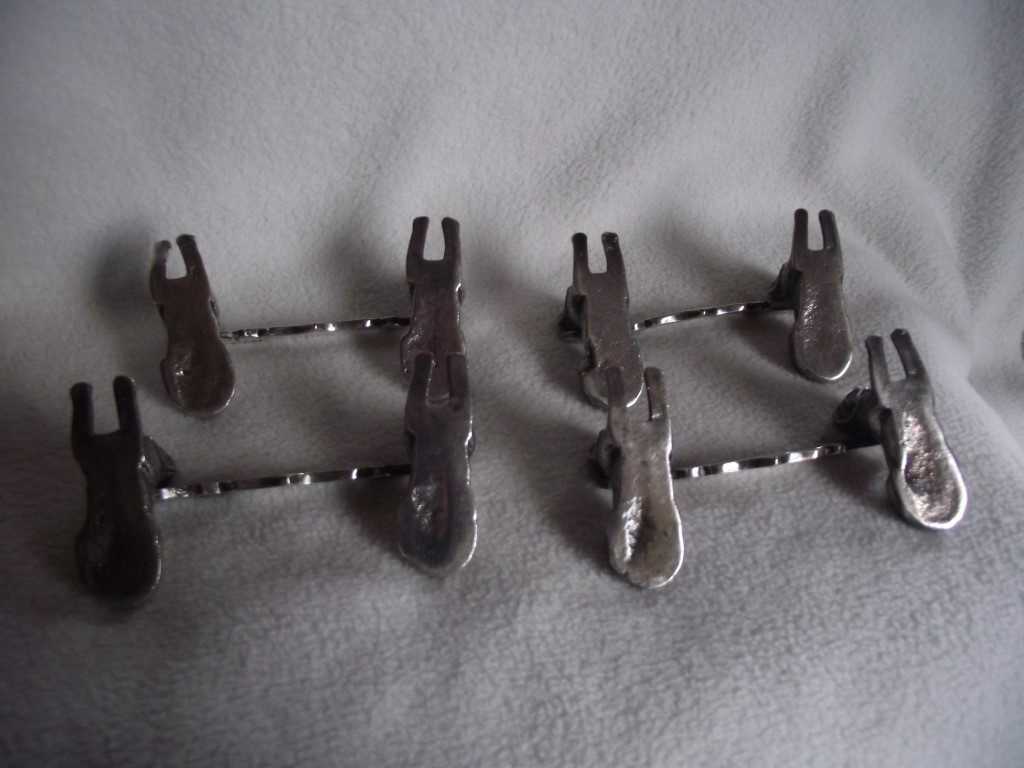 4 x Antique Egyptian Sphinx Knife Rests - Silver Plate - No Makers Name. - Image 22 of 22