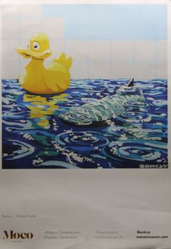 BANKSY (born 1974) Rubber Duck - Offset Lithographic poster for, The MOCO Museum, 2018