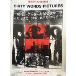GILBERT & GEORGE Italian & British (b.1943 & 42) ANGRY BORING, Dirty Word Poster, Hand Signed, 20...