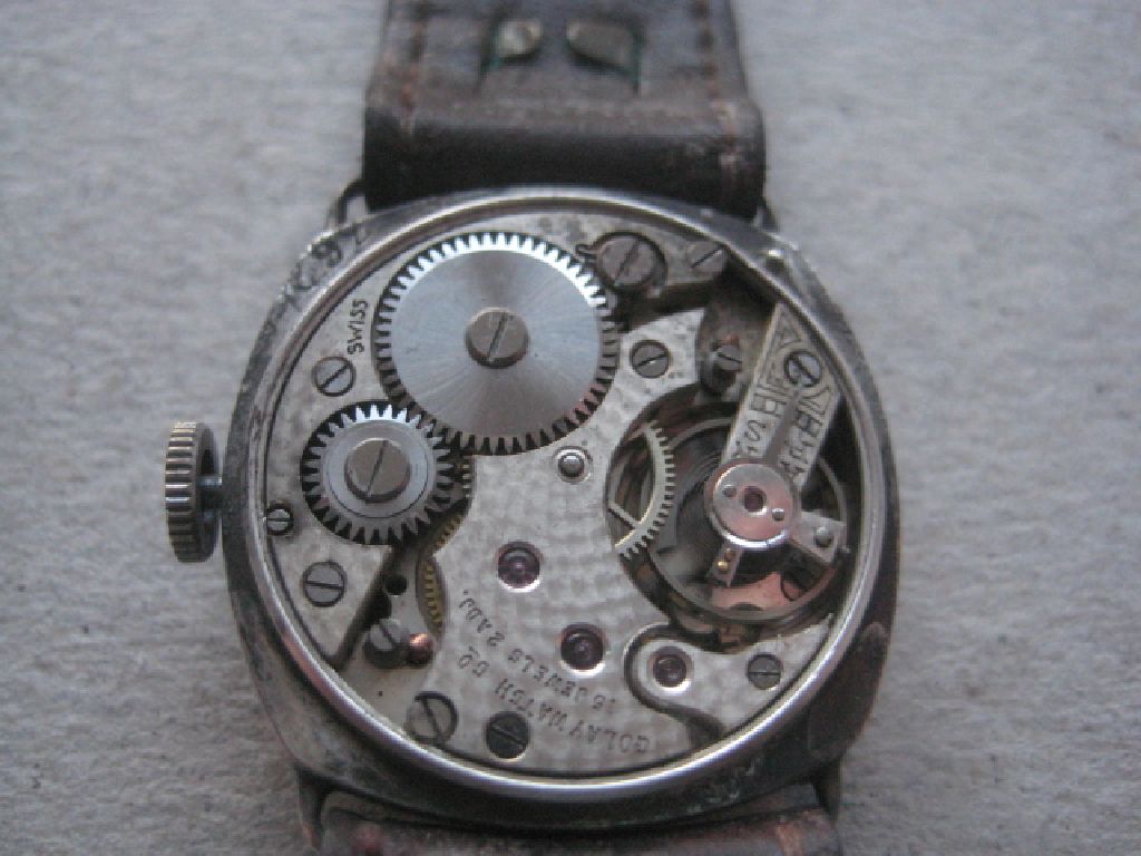 Vintage Gents Silver Golay 15 Jewel Mechanical Watch - Image 5 of 16