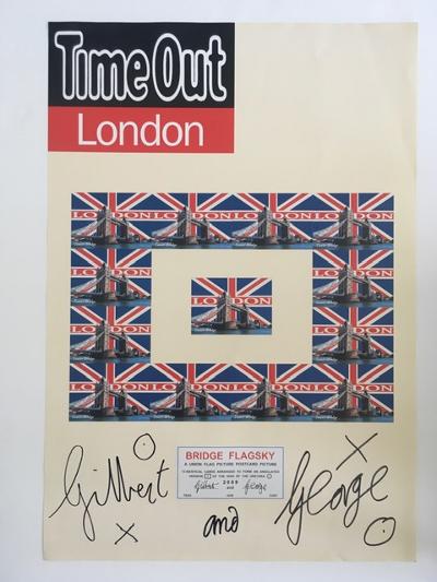 GILBERT & GEORGE (b.1943 & 42) Italian & British, Signed,Time Out London, Bridge Flagsky ltd ed 2... - Image 10 of 15