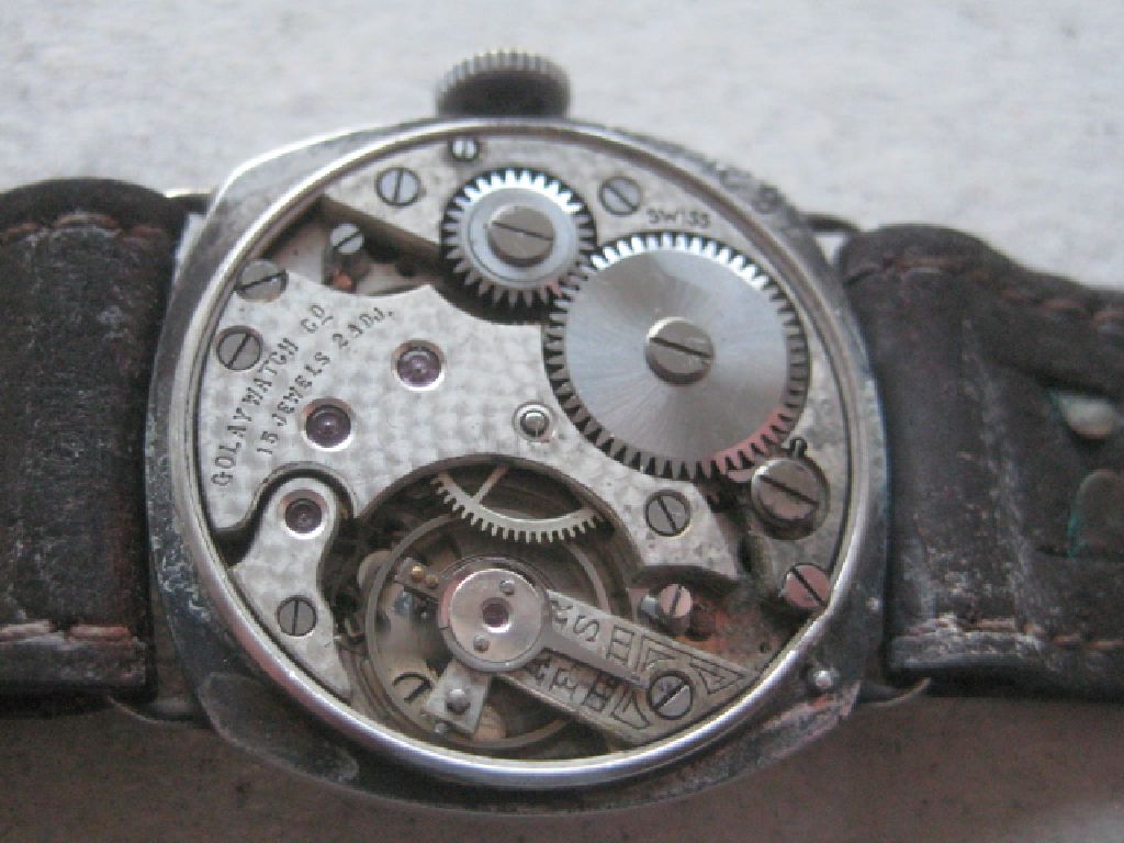 Vintage Gents Silver Golay 15 Jewel Mechanical Watch - Image 10 of 16