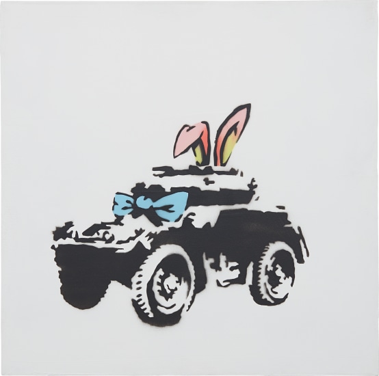 BANKSY (born 1974) Armoured Car - Offset Lithographic poster Produced for The MOCO Museum, 2018. - Image 2 of 5