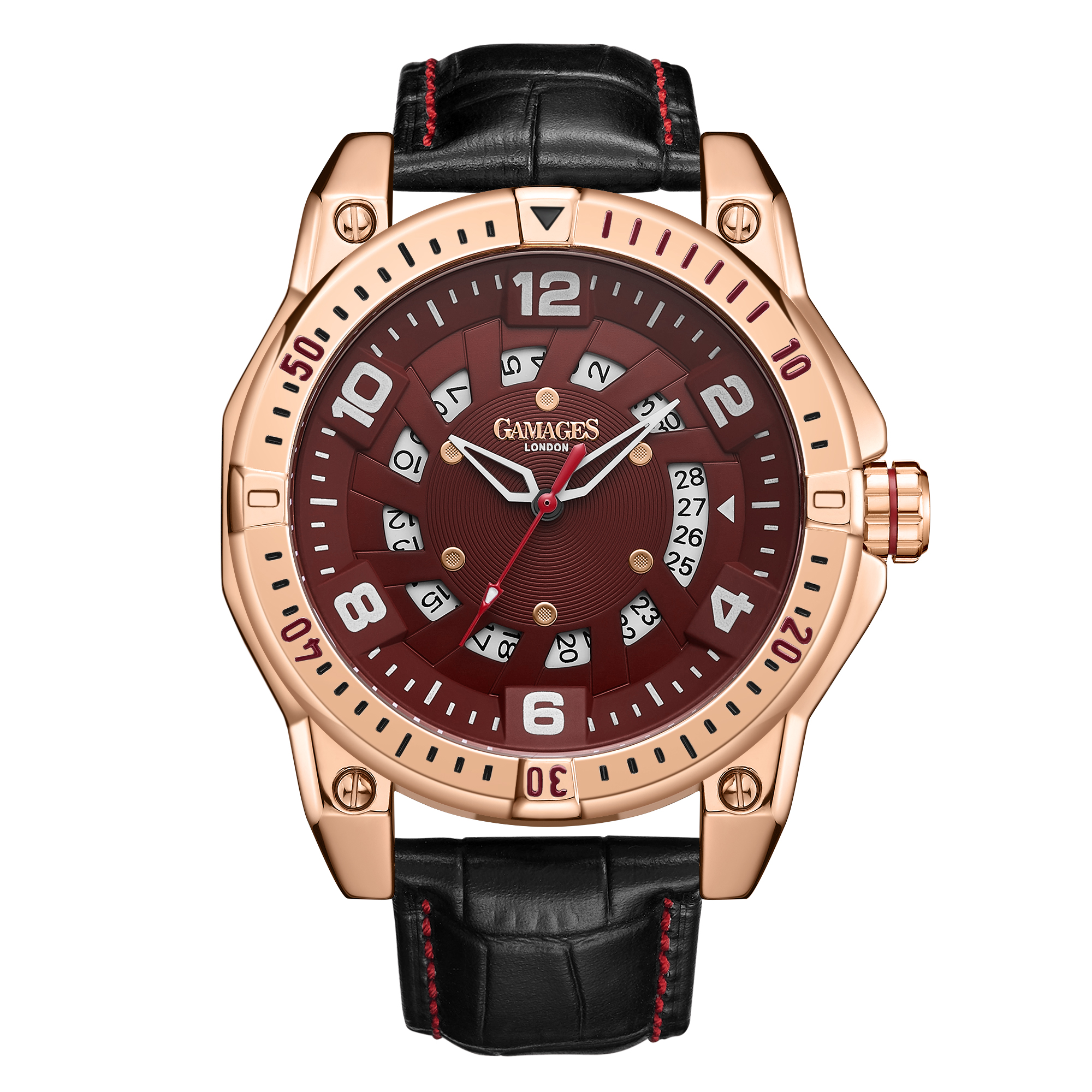 Gamages of London Hand Assembled Adventurer Automatic Rose Red - 5 Years Warranty and Free Deliver.. - Image 4 of 5
