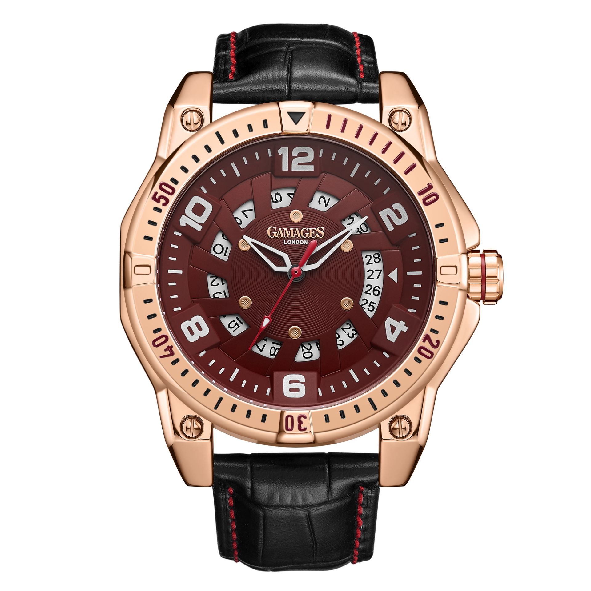 Gamages of London Hand Assembled Adventurer Automatic Rose Red - 5 Years Warranty and Free Deliver.. - Image 4 of 5